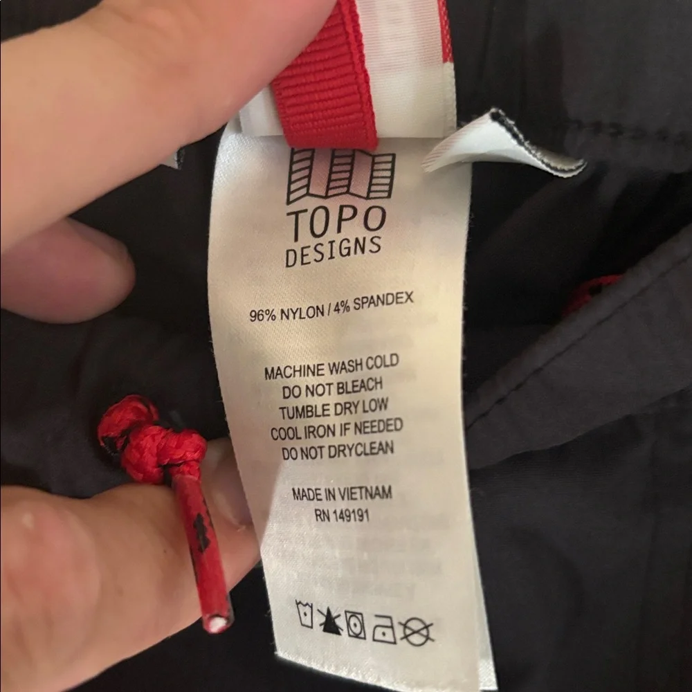 Topo Designs iron gray hiking pants - Picture 4 of 6